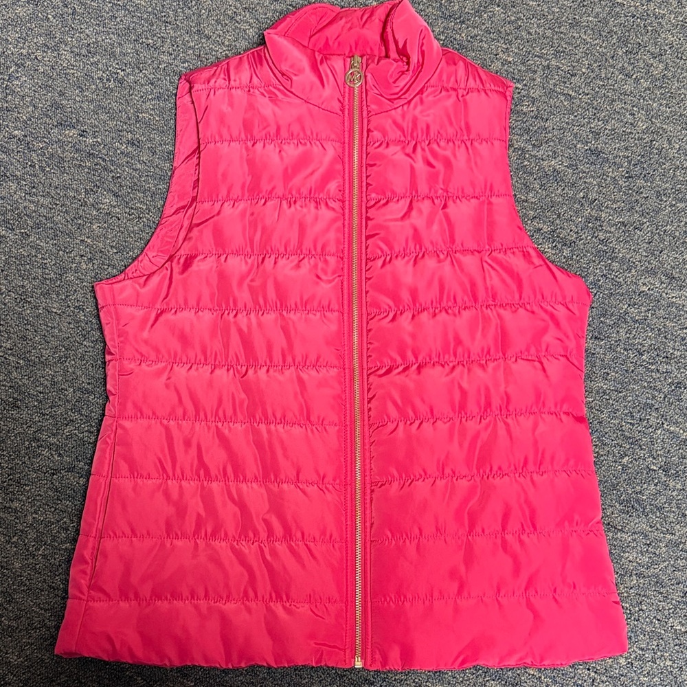 MICHAEL Michael Kors Fuchsia Quilted Vest